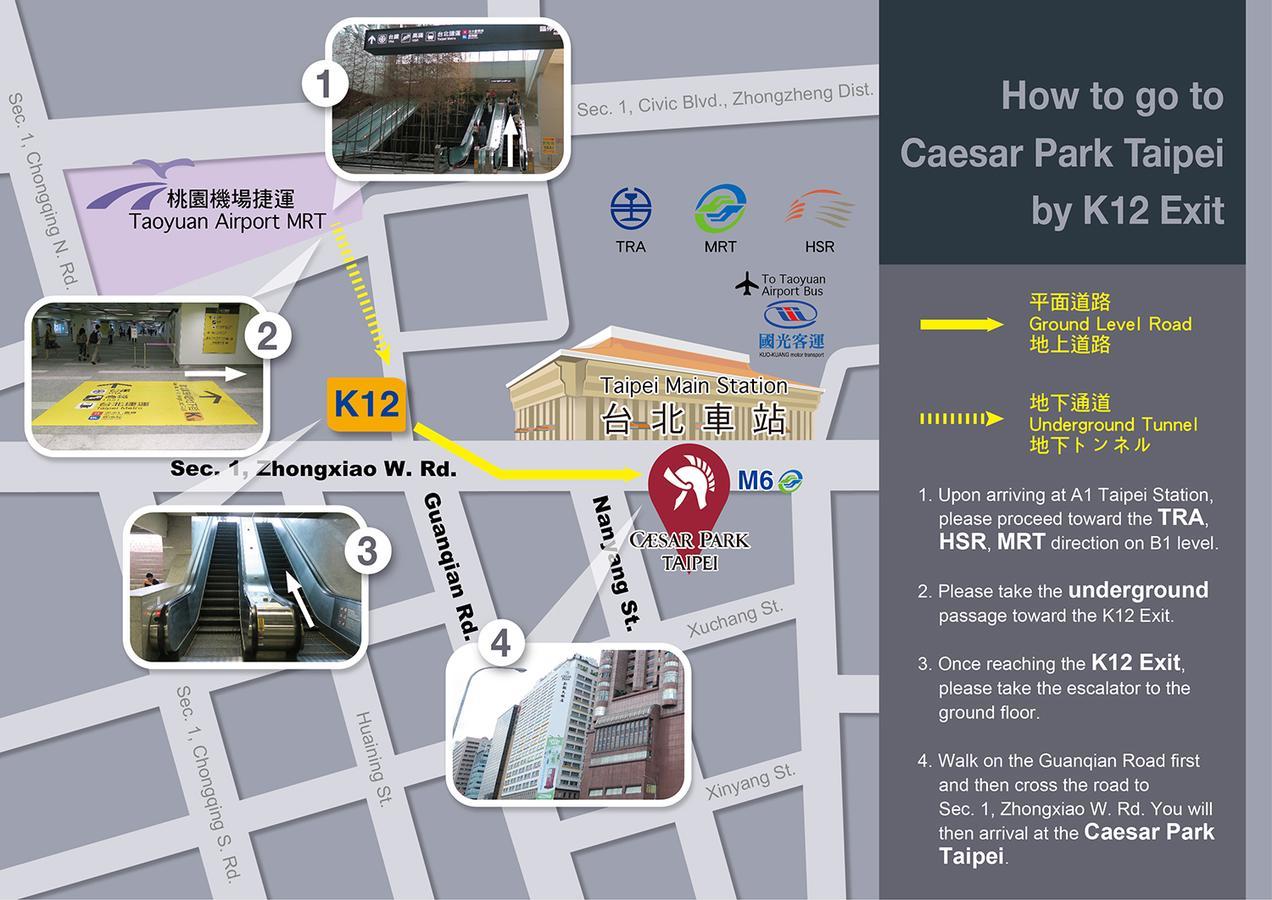 Caesar Park Hotel Taipei Eksteriør bilde